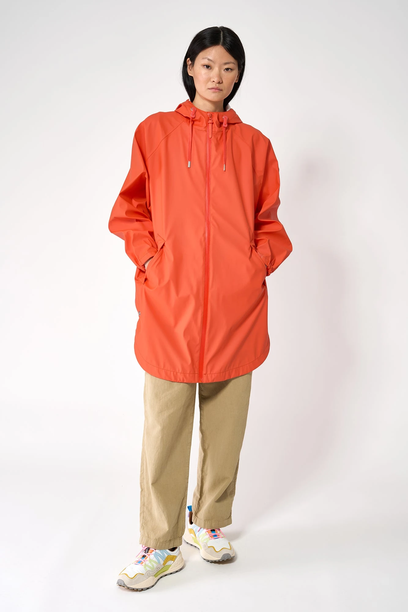 Tanta Sky Raincoat - Tangerine Tango 3 Tanta Sky Raincoat - Tangerine Tango
