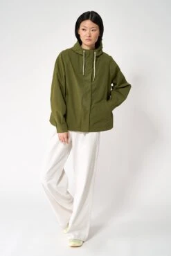 Alternative view of Tanta Dhuda Raincoat - Sphagnum