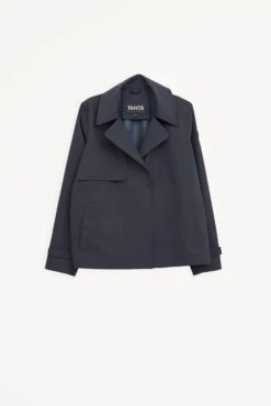 Tanta Niwl Raincoat - Dark Navy 19 Tanta Niwl Raincoat - Dark Navy -Lulu&M T3243 Niwl DarkNavy Ss25 2169
