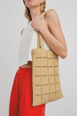 Rails The Crochet Tote Bag - Rattan
