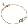 Enamel Copenhagen Organic Double Circle Bracelet - Grass Green 2 Enamel Copenhagen Organic Double Circle Bracelet - Grass Green -Lulu&M Untitled 1800 800 px 11
