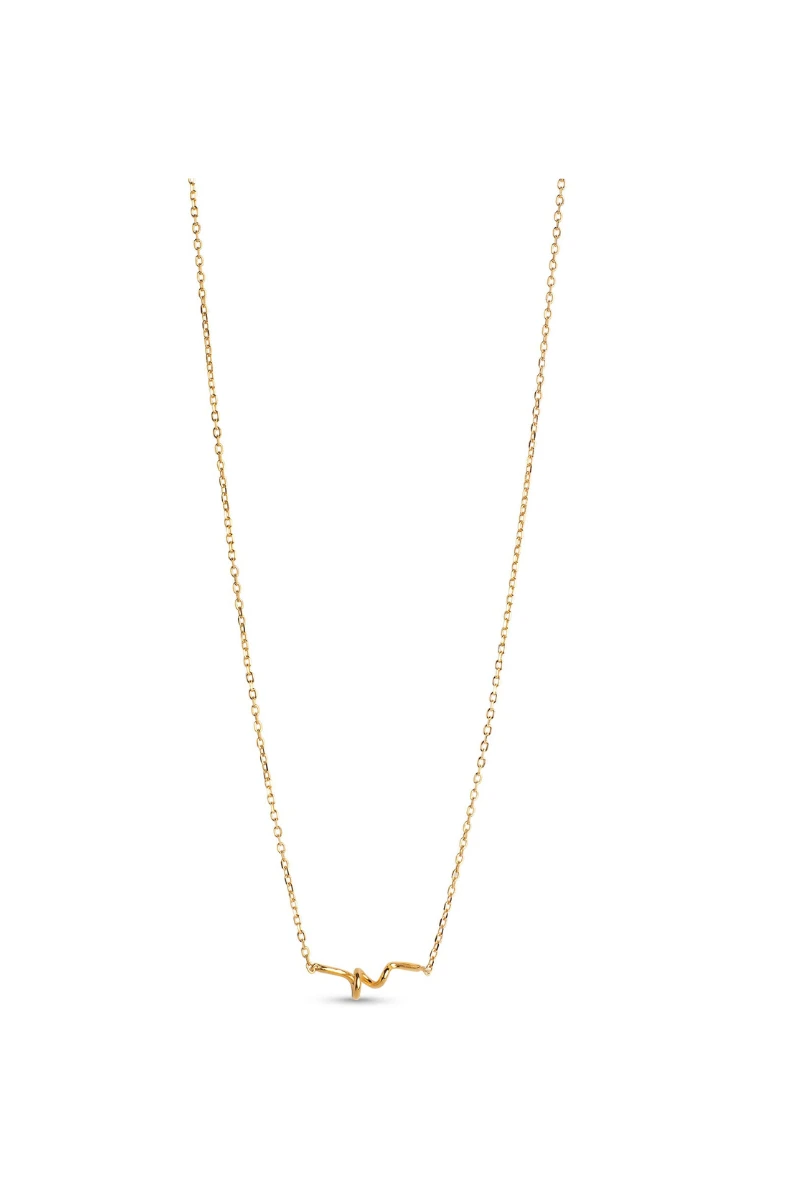 Enamel Copenhagen Twist Necklace - Gold 3 Enamel Copenhagen Twist Necklace - Gold