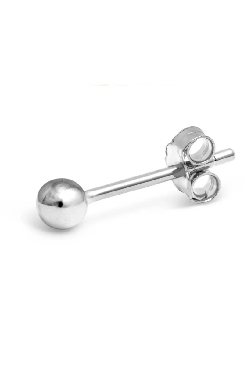 LULU Copenhagen Ball Earring - Silver 3 LULU Copenhagen Ball Earring - Silver