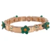Coco & Jane Loves Crazy Daisy Smiley Bracelet - Green 1 Coco & Jane Loves Crazy Daisy Smiley Bracelet - Green -Lulu&M Untitled design 367