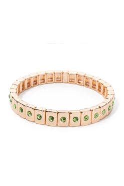 Coco & Jane Loves Rocky Dotty Jewels Bracelet - Green