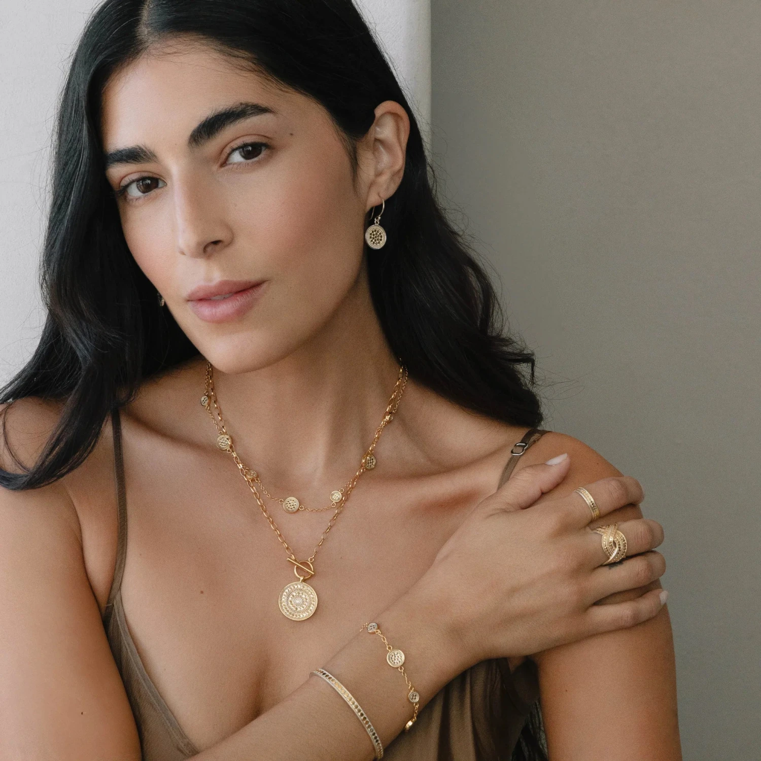 Anna Beck Station Necklace - Gold 5 Anna Beck Station Necklace - Gold - Image 3