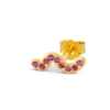 LULU Copenhagen SNAKY GOLD Earring - Pink -Lulu&M Untitleddesign 108