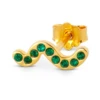 LULU Copenhagen SNAKY GOLD Earring - Green 2 LULU Copenhagen SNAKY GOLD Earring - Green -Lulu&M Untitleddesign 195
