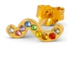 LULU Copenhagen Snaky Rainbow Earring - Gold Plated 1 LULU Copenhagen Snaky Rainbow Earring - Gold Plated -Lulu&M Untitleddesign 321
