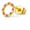 LULU Copenhagen OMG Pink Earring - Gold Plated 1 LULU Copenhagen OMG Pink Earring - Gold Plated -Lulu&M Untitleddesign 322