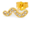LULU Copenhagen Snaky White Earring - Gold Plated 2 LULU Copenhagen Snaky White Earring - Gold Plated -Lulu&M Untitleddesign 328