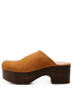 Shoe The Bear Dixie Clog Suede - Tan
