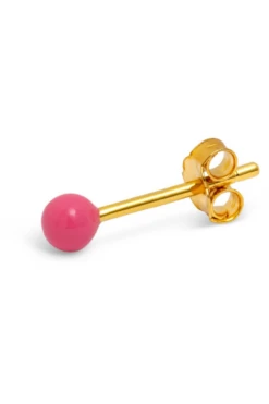 LULU Copenhagen Enamel Colour Ball Earring - Light Blue -Lulu&M Untitleddesign 92