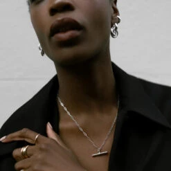 Orelia Chunky T-Bar Necklace Silver 10 Orelia Chunky T-Bar Necklace Silver -Lulu&M Untitleddesign 89.png 2