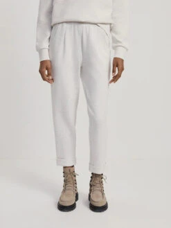 Alternative view of Varley The Rolled Cuff Pant 25 - Ivory Marl