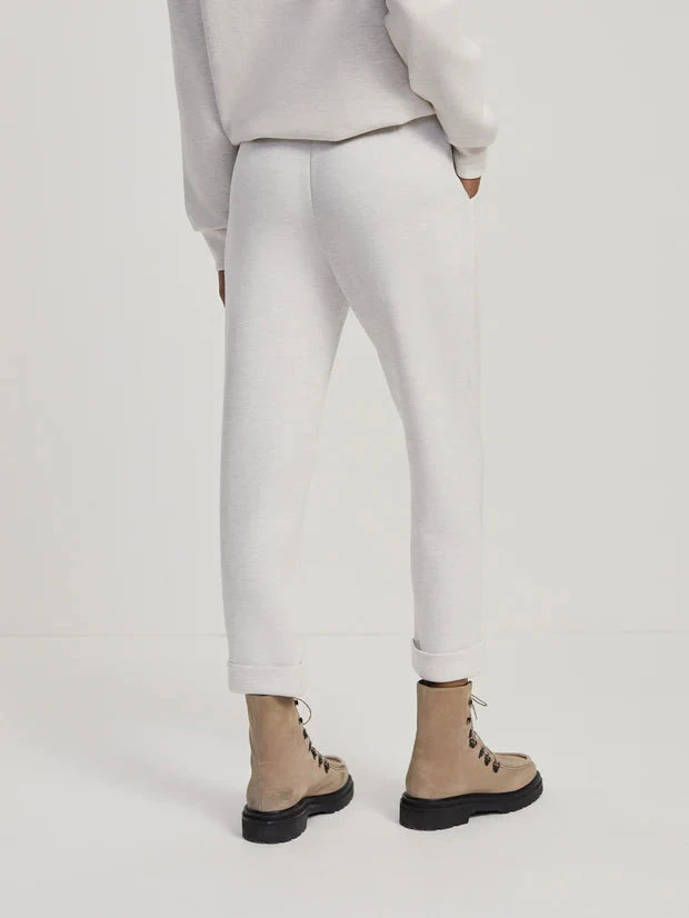 Varley The Rolled Cuff Pant 25 - Ivory Marl 4 Varley The Rolled Cuff Pant 25 - Ivory Marl - Image 3