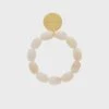 Vanessa Baroni Olive Flex Bracelet - Pearl Marble -Lulu&M VB2602 PEM jpg 2