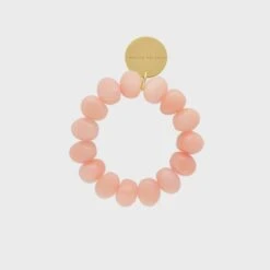 Vanessa Baroni Stone Flex Bracelet - Peach Sorbet