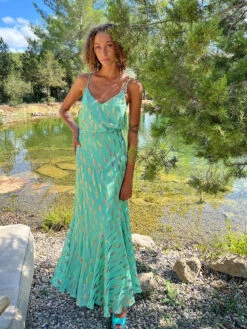 Stardust Flora Skirt - Jade Metallic Sunset 15 Stardust Flora Skirt - Jade Metallic Sunset -Lulu&M VFLORAJADE4 1200x jpg
