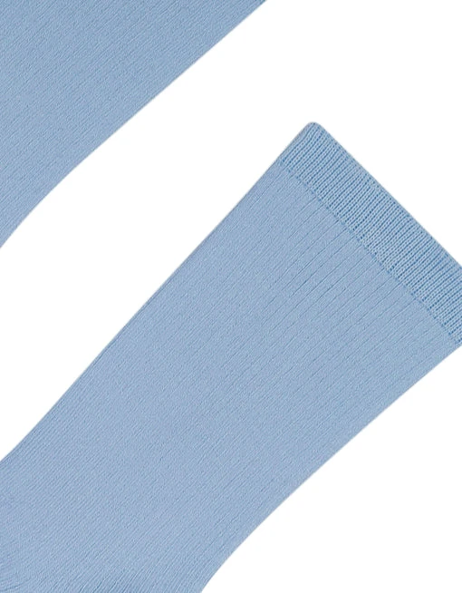 Colorful Standard Women Classic Organic Sock - Steel Blue 7 Colorful Standard Women Classic Organic Sock - Steel Blue - Image 5