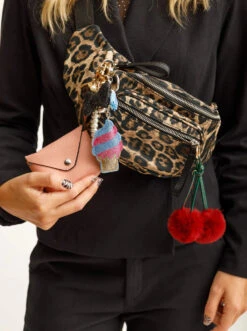 Alternative view of Black Colour Vilde Bumbag - Leo
