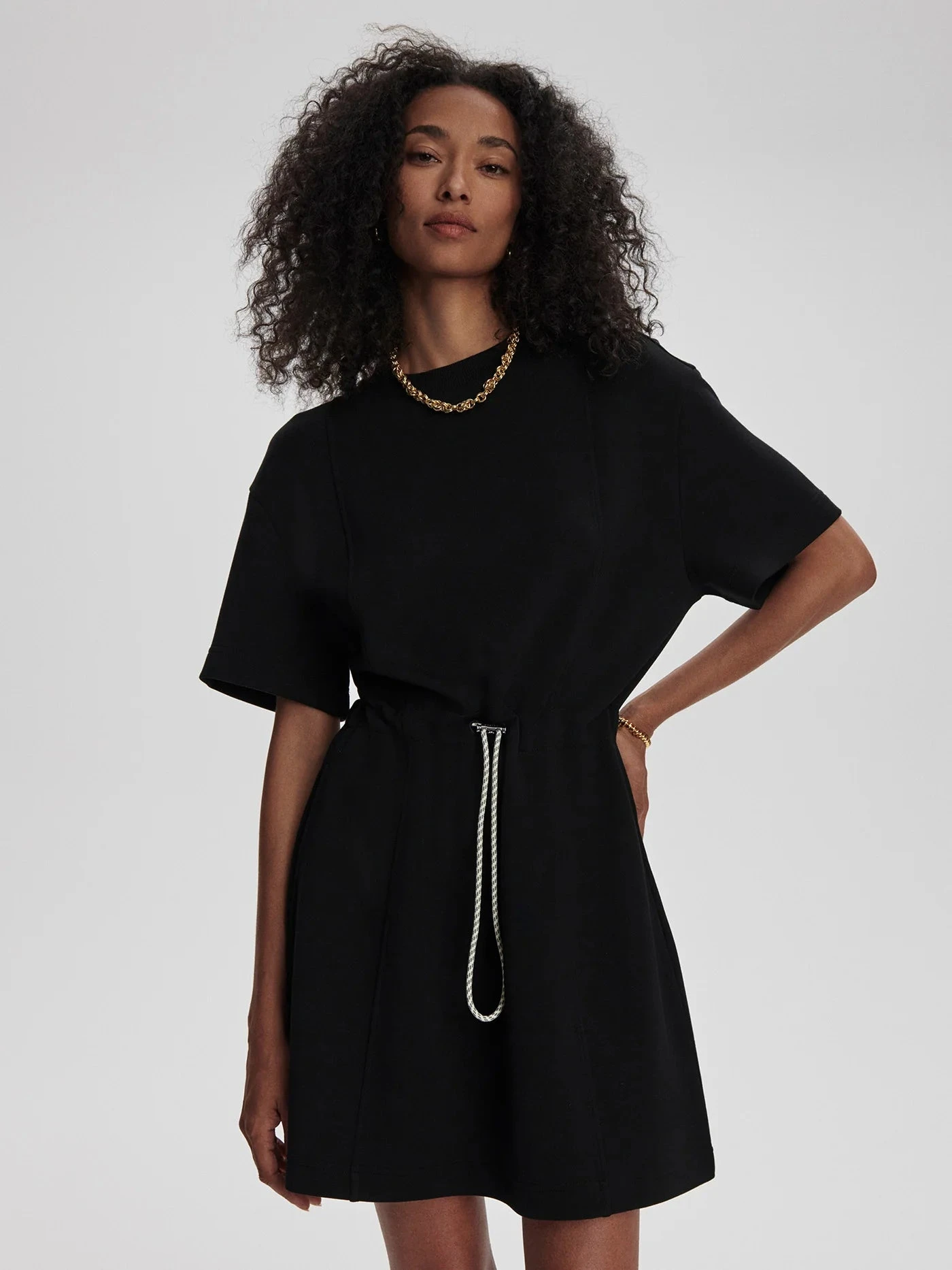 Varley Maple 2.0 Dress - Black 6 Varley Maple 2.0 Dress - Black - Image 4