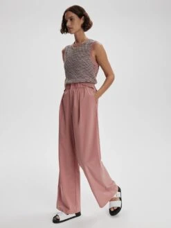 Varley Kayson Wide Leg Pant 29.5 - Ash Rose 10 Varley Kayson Wide Leg Pant 29.5 - Ash Rose -Lulu&M b4c9e65249d800569000c24662577fed404d794b VAR02641 KAYSON WIDE LEG 29.5 ASH ROSE 082.jpg 2