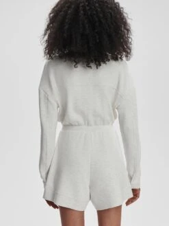 Varley Annika Playsuit - Ivory Marl 11 Varley Annika Playsuit - Ivory Marl -Lulu&M b643a4dd5f3d48445dbcf59585071a55e8008a05 VAR02450 ANNIKA PLAYSUIT IVORY MARL 153.jpg 2