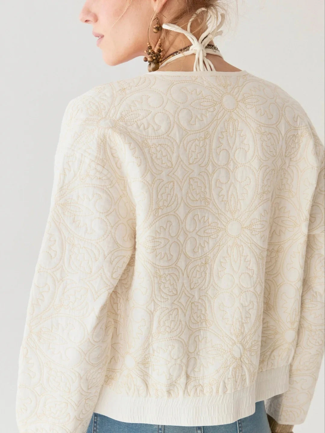 Maison Hotel Botticelli Jacket - Ivory 4 Maison Hotel Botticelli Jacket - Ivory - Image 2