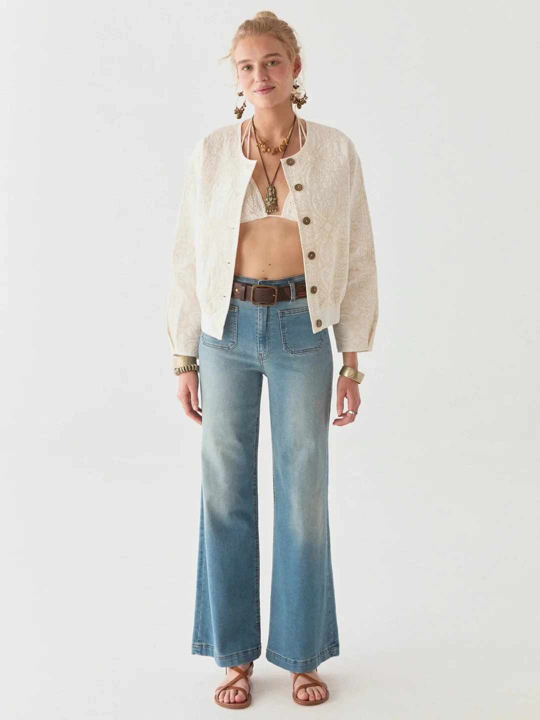 Maison Hotel Botticelli Jacket - Ivory 7 Maison Hotel Botticelli Jacket - Ivory - Image 5