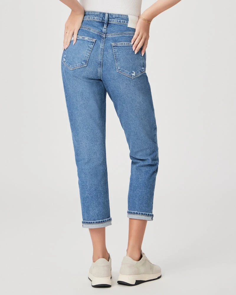 Paige High Rise Brigitte Slim Boyfriend Jeans - Le Club 6 Paige High Rise Brigitte Slim Boyfriend Jeans - Le Club - Image 4