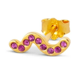 LULU Copenhagen SNAKY GOLD Earring - Pink 6 LULU Copenhagen SNAKY GOLD Earring - Pink -Lulu&M c16216554934fc4600c7cded4665a1b90b27596f