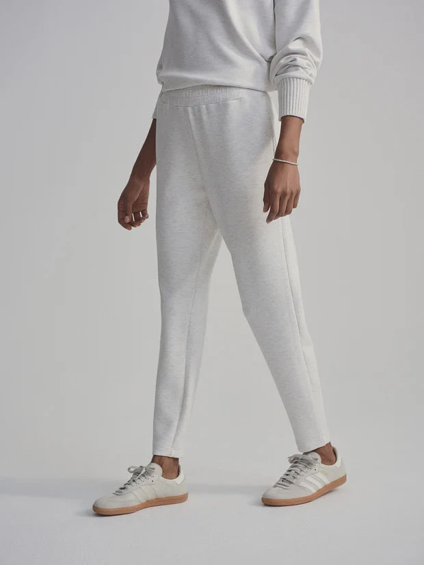Varley The Slim Pant 27.5 - Ivory Marl 3 Varley The Slim Pant 27.5 - Ivory Marl