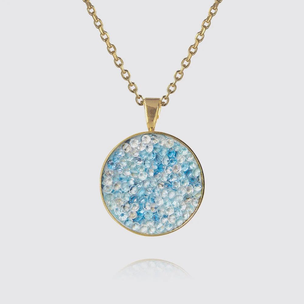 Caroline Svedbom Chloe Necklace Gold - Sky Combo 3 Caroline Svedbom Chloe Necklace Gold - Sky Combo
