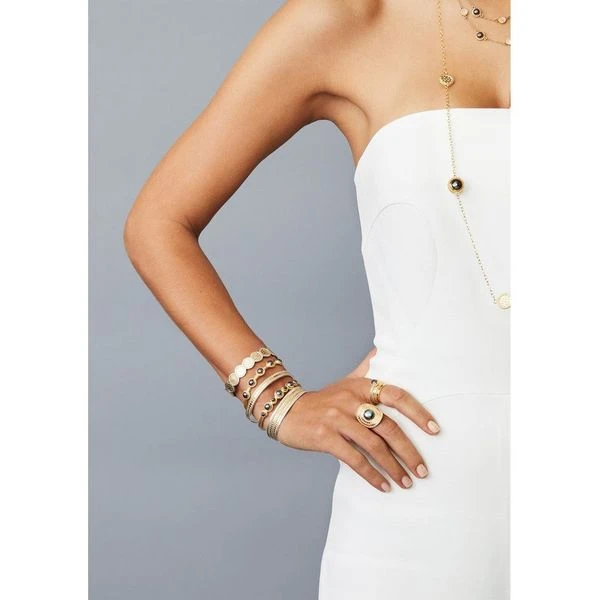 Anna Beck Multi Disc Cuff - Gold 4 Anna Beck Multi Disc Cuff - Gold - Image 2