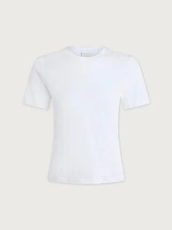 Varley Regina Fitted Tee - White 13 Varley Regina Fitted Tee - White -Lulu&M ec0d397ddb1a9c2ae5d0502bf042648134641258 VAR02420 REGINA FITTED TEE WHITE.jpg 2