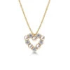 Edblad Affinity Pearl Heart Necklace - Gold 2 Edblad Affinity Pearl Heart Necklace - Gold -Lulu&M edblad affinity pearl heart necklace gold pi 127506 1