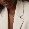 Edblad Affinity Pearl Heart Necklace - Steel 2 Edblad Affinity Pearl Heart Necklace - Steel -Lulu&M edblad affinity pearl heart necklace steel cu 127507