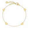 Edblad Barley Bracelet Multi - Gold 1 Edblad Barley Bracelet Multi - Gold -Lulu&M edblad barley bracelet multi gold pi 127382