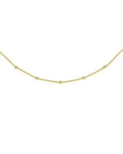 Alternative view of Edblad Beaded Chain Necklace - Gold