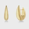 Edblad Crest Hoops Earrings Large - Gold -Lulu&M edblad crest hoops l gold pi 127398 1