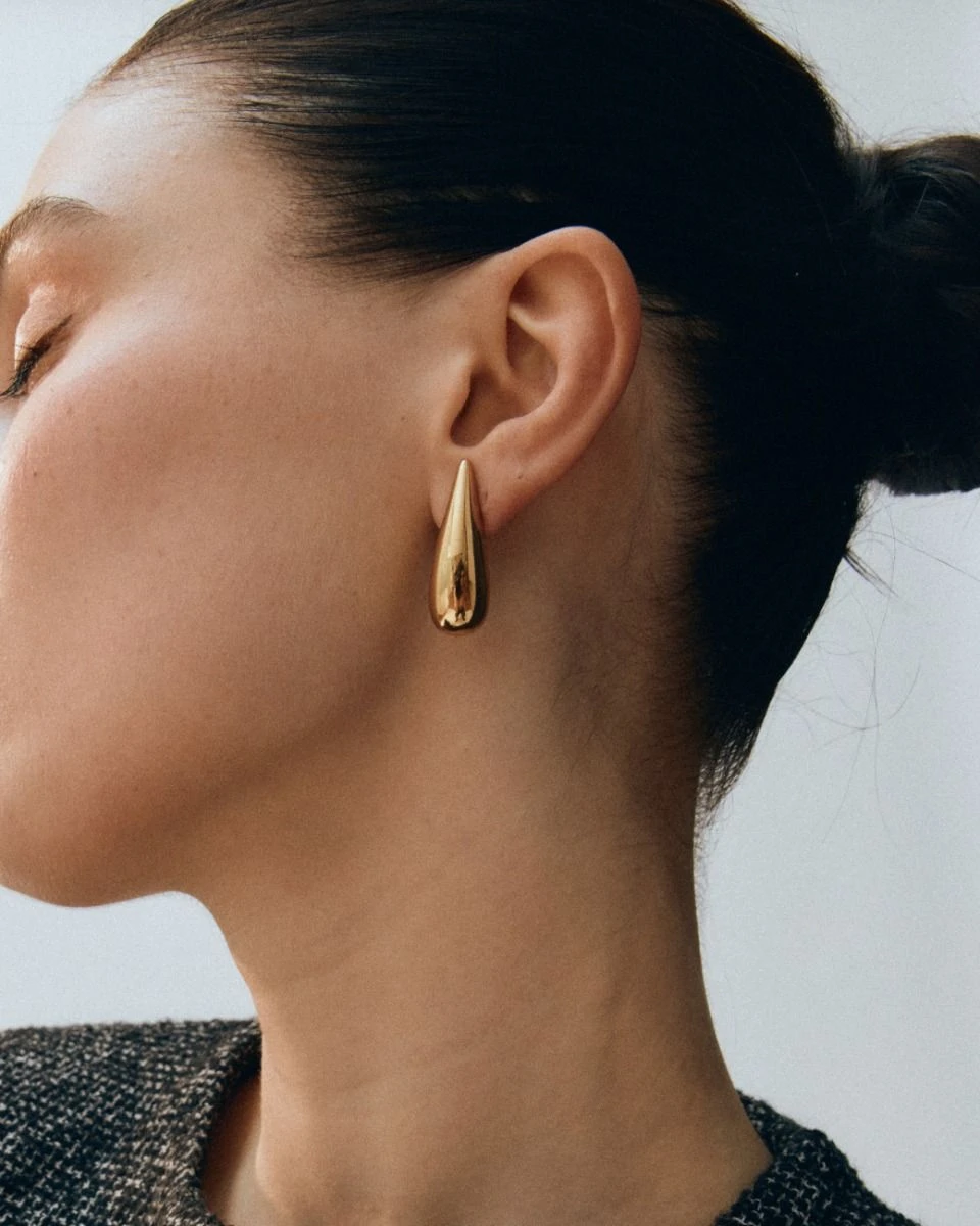 Edblad Crest Studs - Gold 4 Edblad Crest Studs - Gold - Image 2