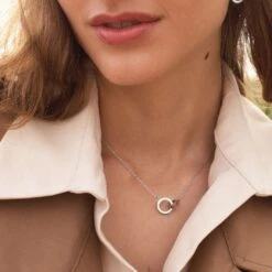 Edblad Eternal Orbit Necklace - Steel 10 Edblad Eternal Orbit Necklace - Steel -Lulu&M edblad eternal orbit earrings necklace steel 186 1