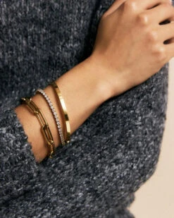 Edblad Fave Bangle - Gold 12 Edblad Fave Bangle - Gold -Lulu&M edblad fave bangle tennis ivy maxi gold cu 125920 7208e02c a706 4071 98a1 d0dd06140237