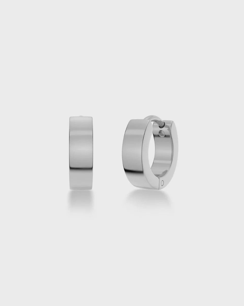 Edblad Fave Hoops Earrings - Steel 3 Edblad Fave Hoops Earrings - Steel
