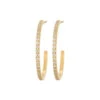 Edblad Glow Creoles Mini L Earrings - Gold 2 Edblad Glow Creoles Mini L Earrings - Gold -Lulu&M edblad glow creoles mini l gold pi 124519