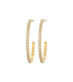 Edblad Glow Creoles Mini L Earrings - Gold