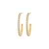 Edblad Glow Creoles Mini Earrings - Gold 1 Edblad Glow Creoles Mini Earrings - Gold -Lulu&M edblad glow creoles mini m gold pi 124517