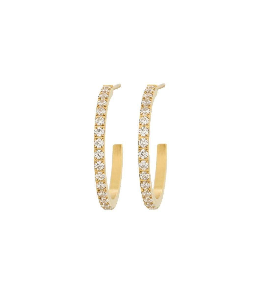 Edblad Glow Creoles Mini Earrings - Gold 3 Edblad Glow Creoles Mini Earrings - Gold