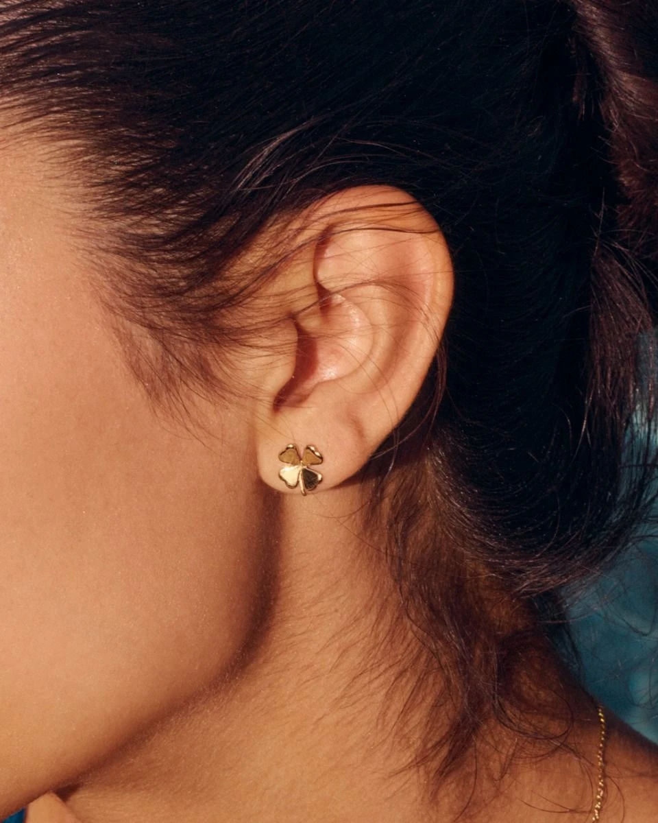 Edblad Lucky Stud Earrings - Gold 4 Edblad Lucky Stud Earrings - Gold - Image 2